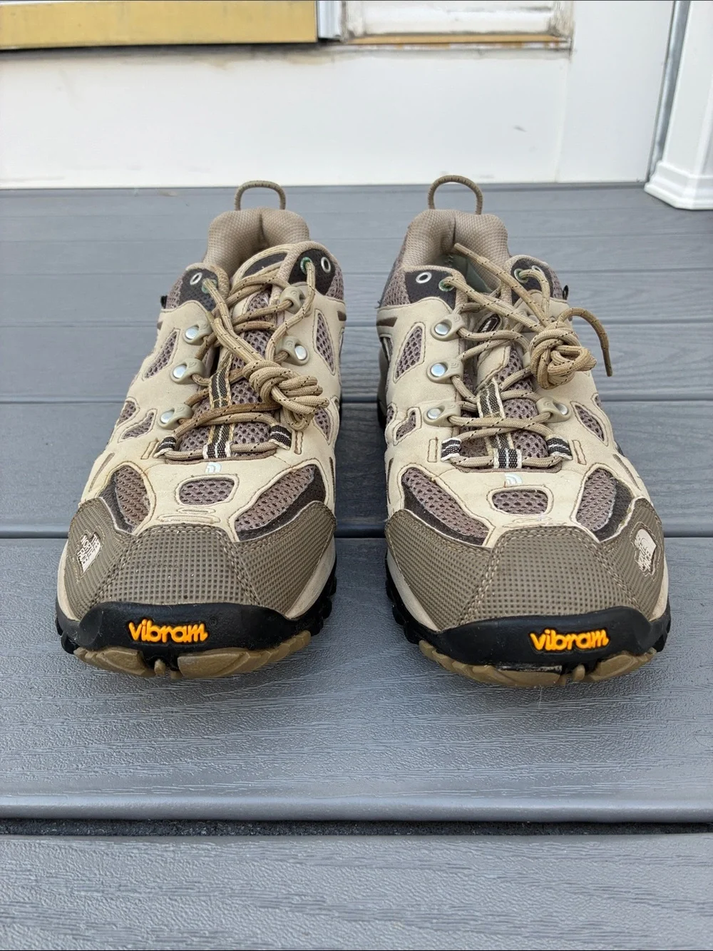 The North Face Women's Single Track II Hiking Shoes Beige/Tan Size 11